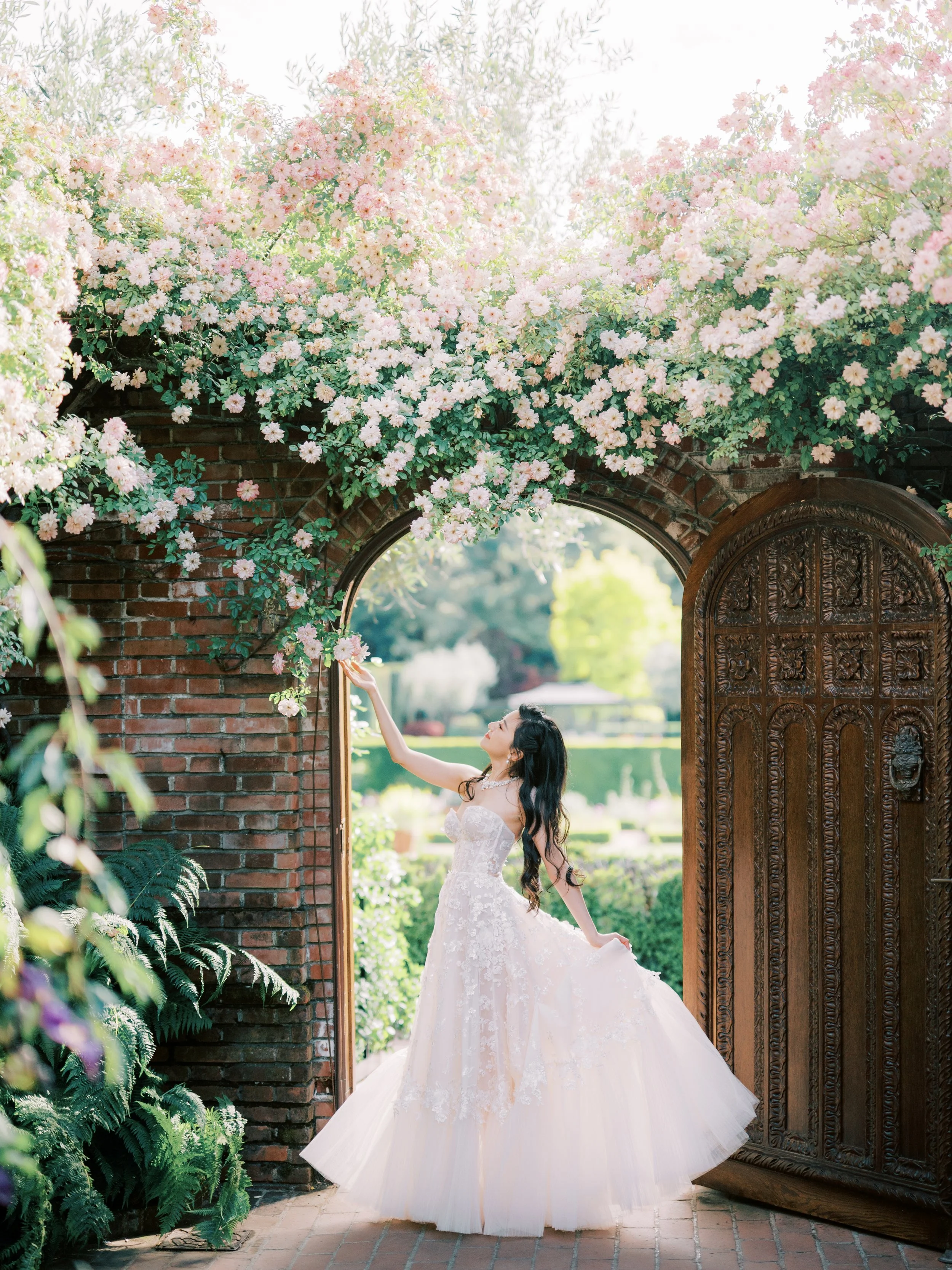 Filoli Spring Bridal Portrait
