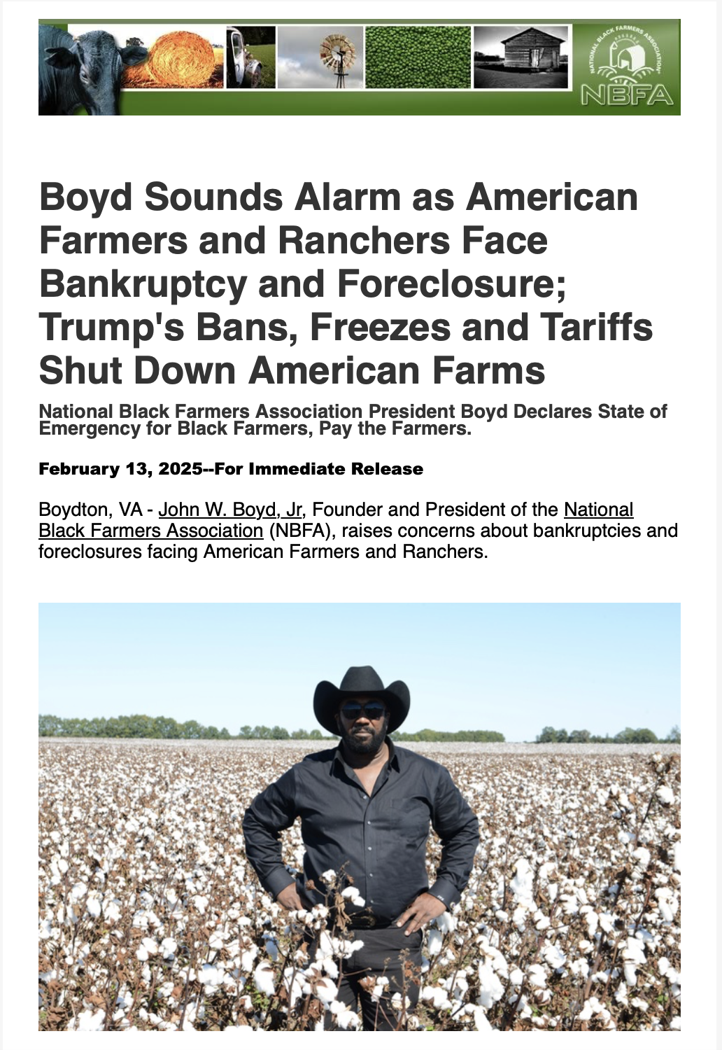 National Black Farmers Association