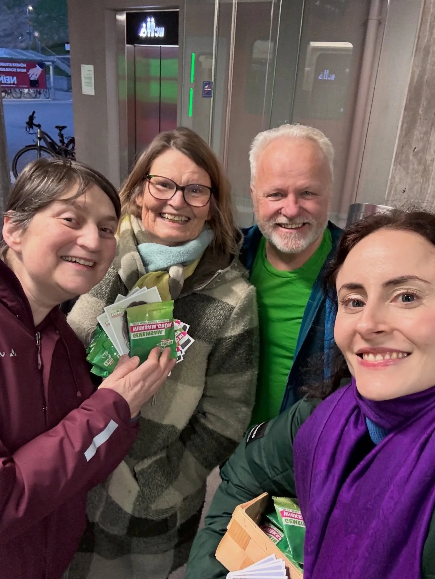 Grossrats-/Regierungsratswahlen vom 29. M&auml;rz☀️: Unterwegs f&uuml;r die Liste 9 ❤️🫶🏻.