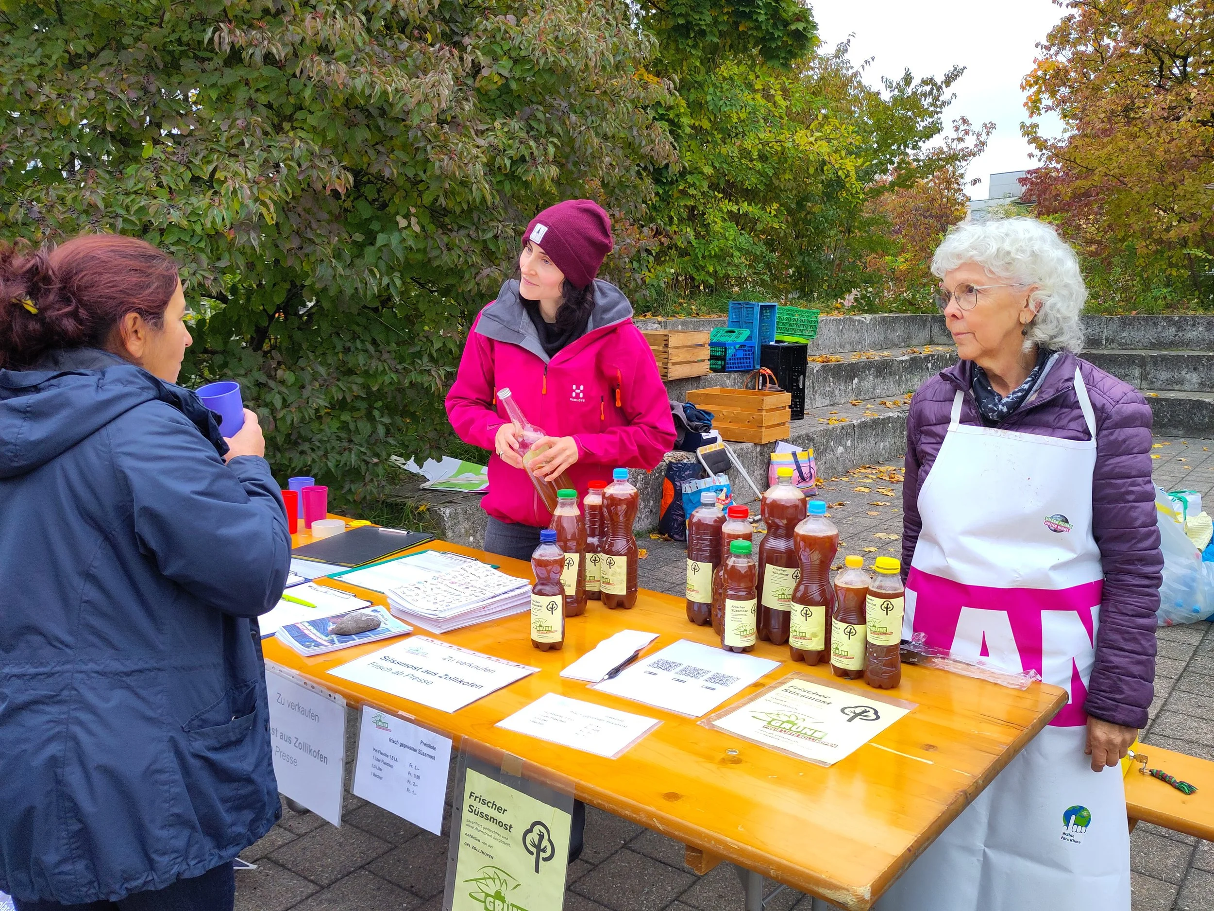 Als Präsidium der GRÜNEN Mittelland-Nord, der Regionalpartei der GRÜNEN, bin ich öfters in anderen Gemeinden unterwegs. 