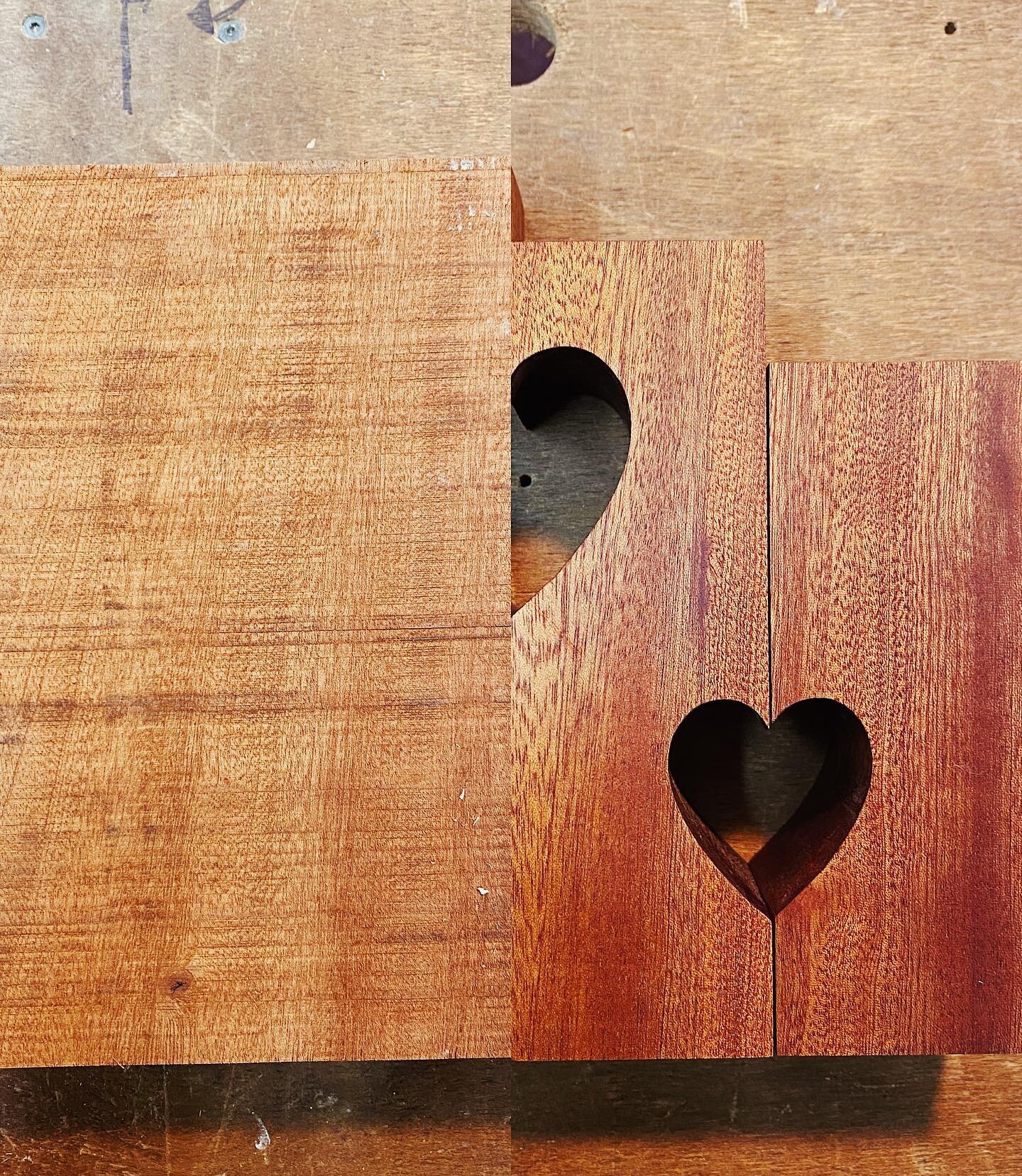 A side by side comparison of the before and after. Raw Sapele hardwood turned into a beautiful tea light/dinner table candle. All natural, no dye was added just the authentic beauty of the wood. 

.
.
.
.
.
.
.
.
.
.
.
.
.
.
.
.
.
.
.
.

#wood #woodw
