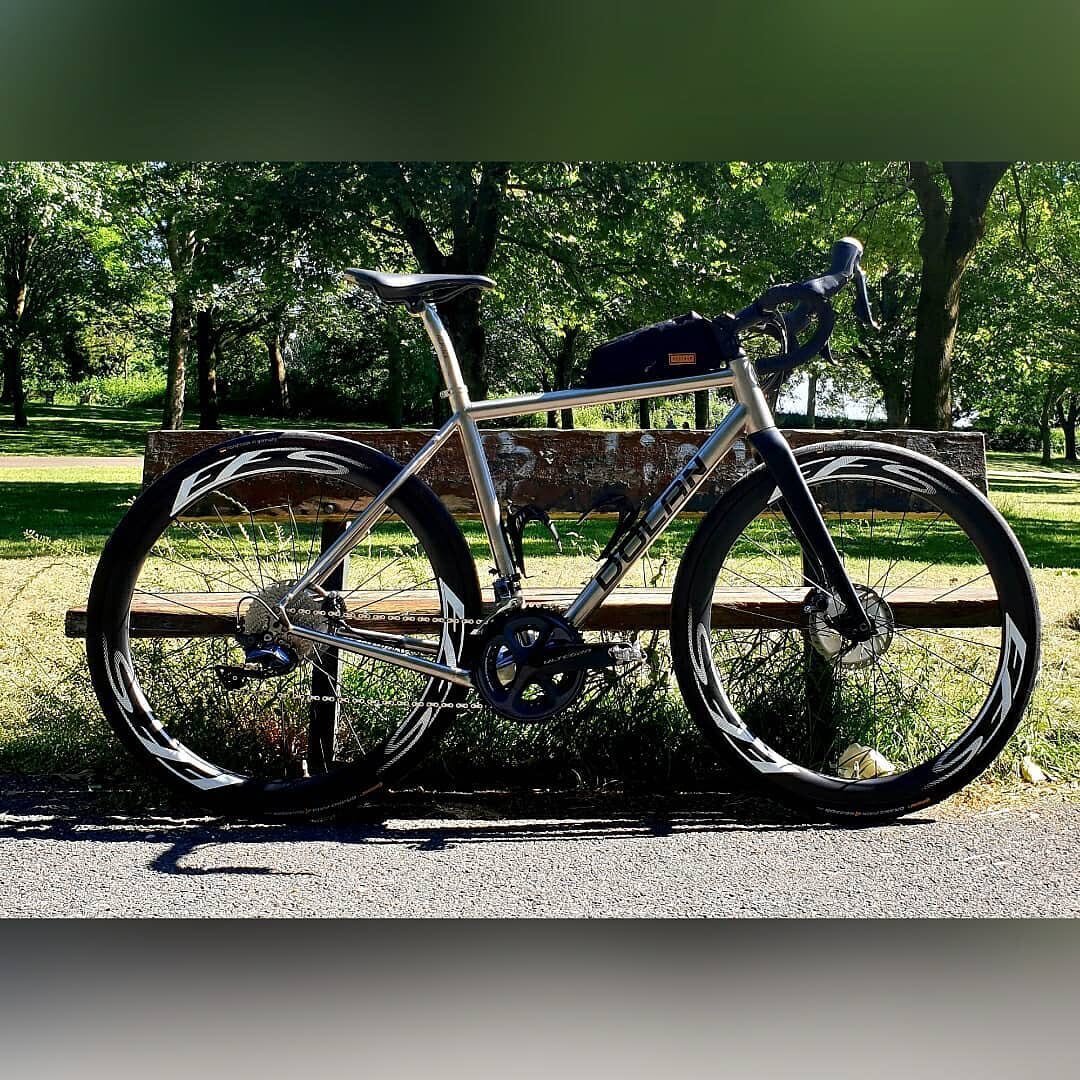 Doesn&rsquo;t this look awesome?! #reposted &bull; @rahmedh First long-ish ride on the new bike... And the new #Dolan #GXT is an absolute delight!

Whalley Bridge &gt; Disley &gt; Poynton, with some 10% inclines and the mandatory coffee stop. 

#cycl