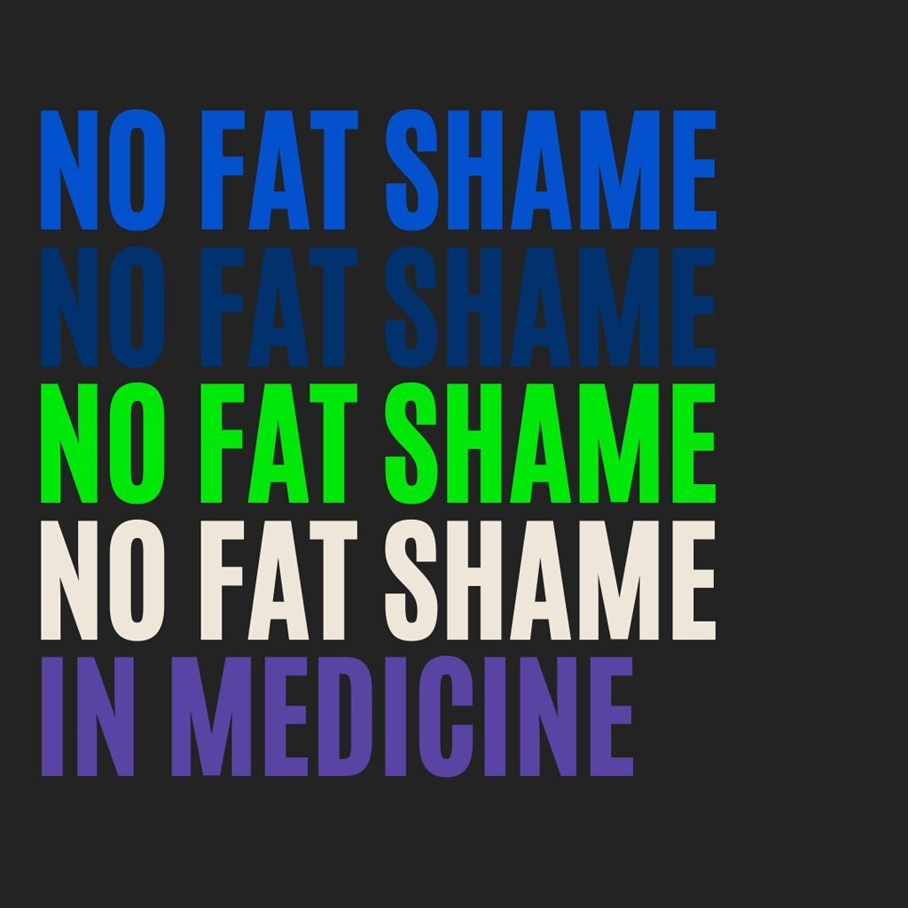 The last place that a person should be fat shamed is in medicine but unfortunately, it's all too common. We are here to stop that. It's time to end fat shame in medicine.