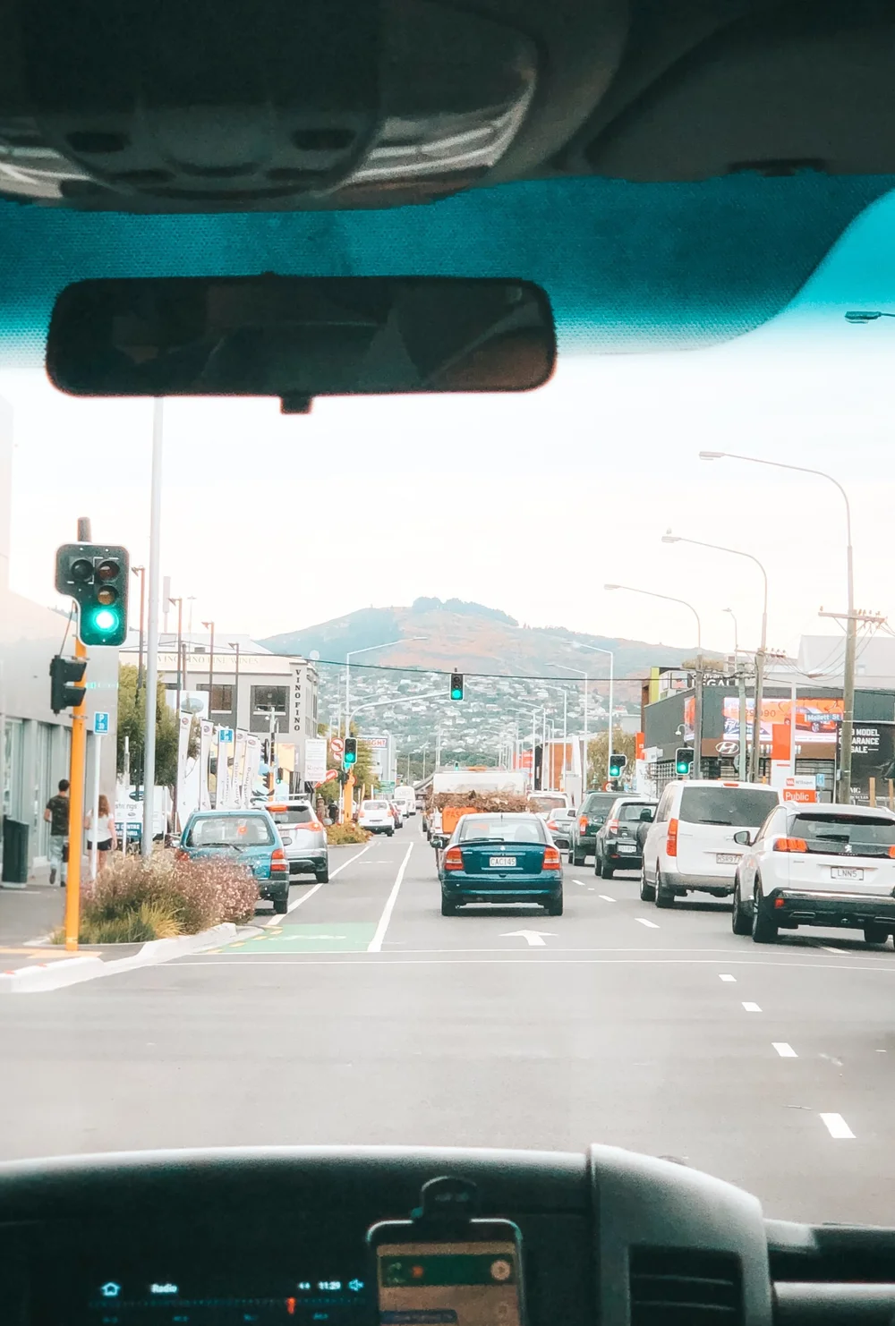 Leaving Christchurch.