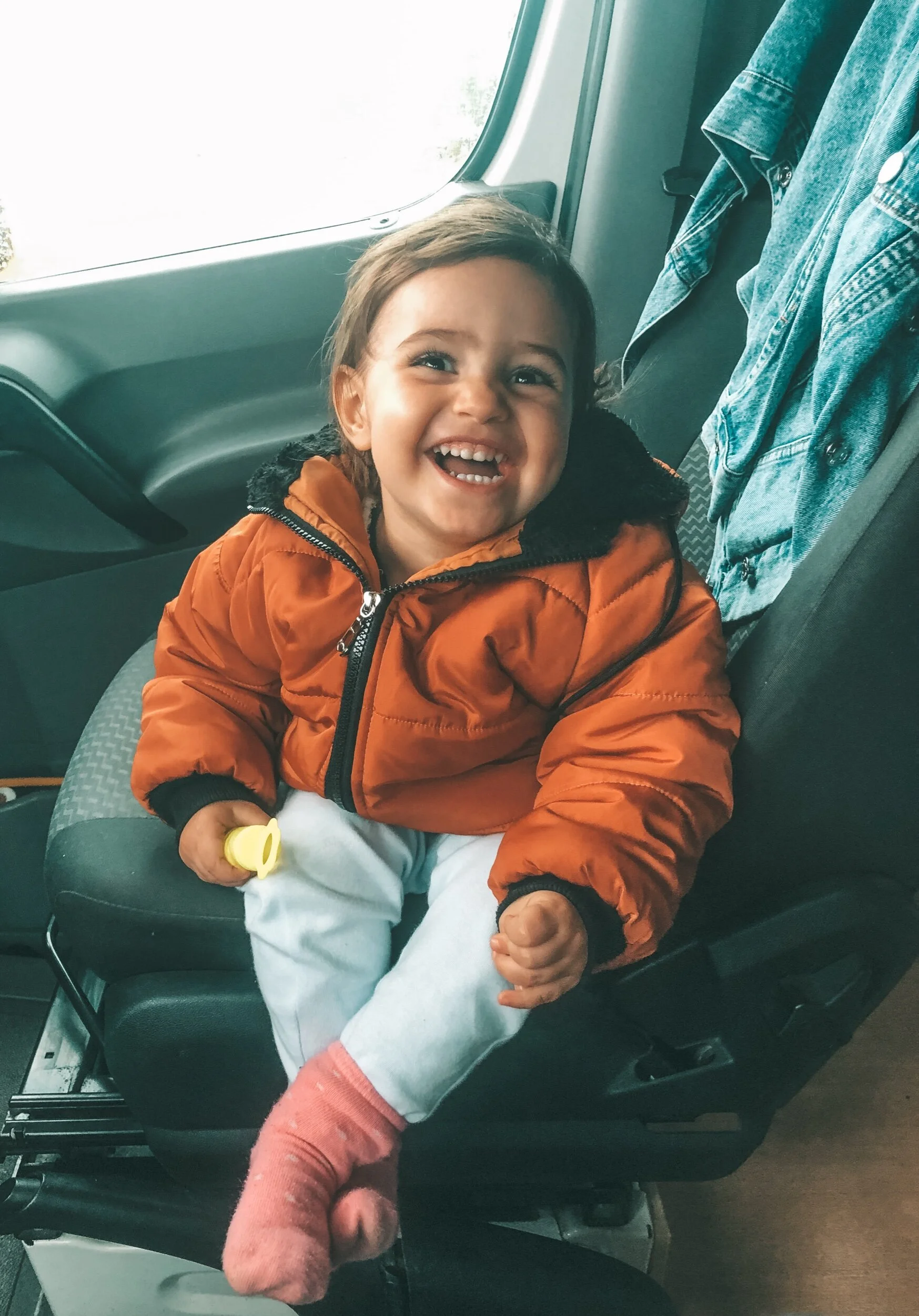 having fun despite the weather!