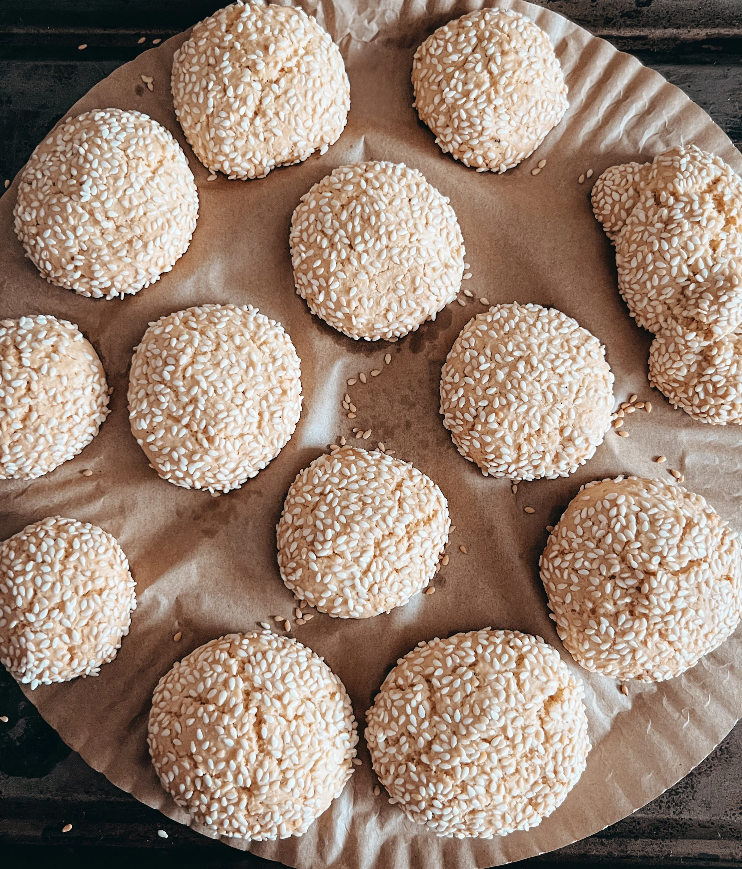 Baksam - Middle Eastern Sesame Biscuits