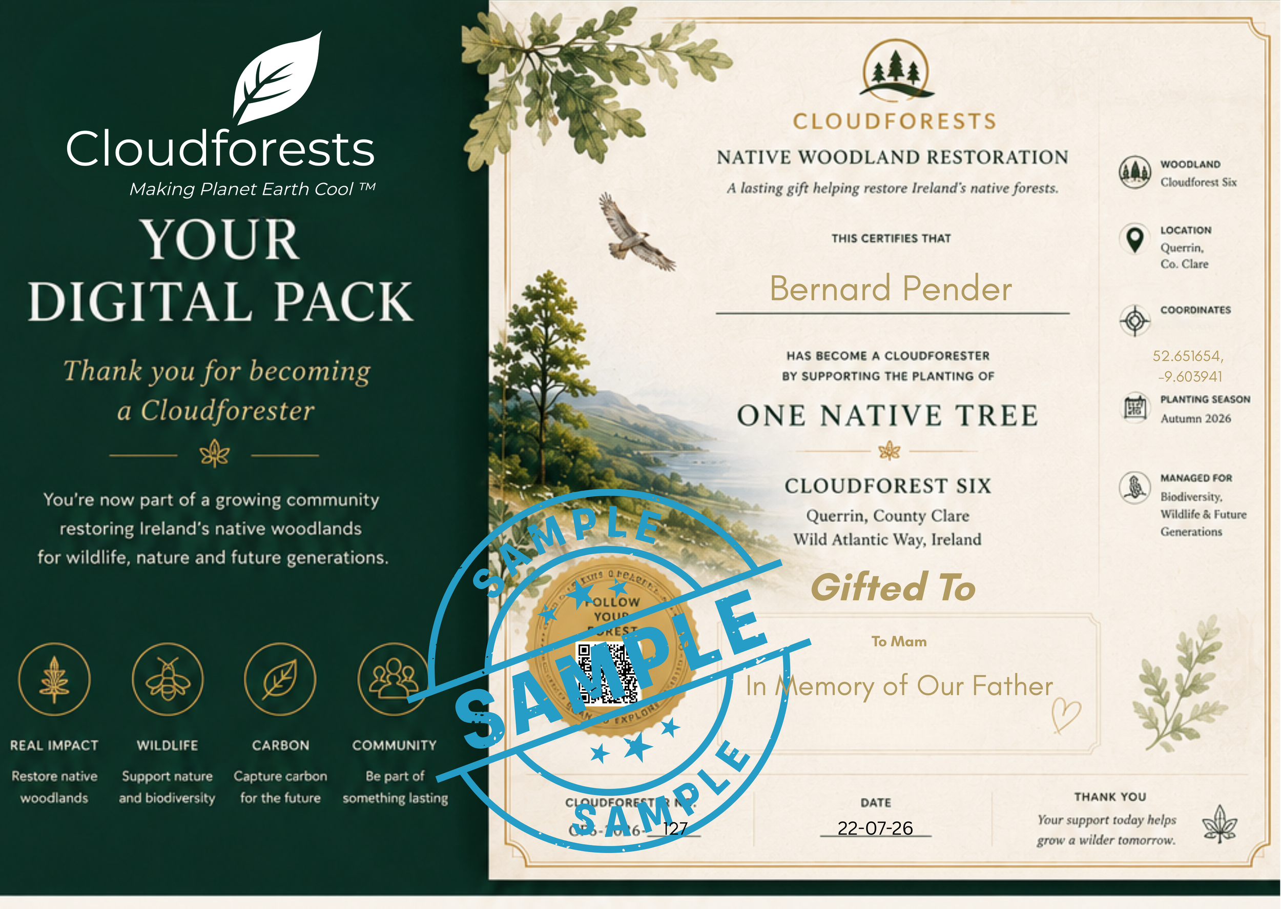 Gift A Tree. Become A Cloudforester