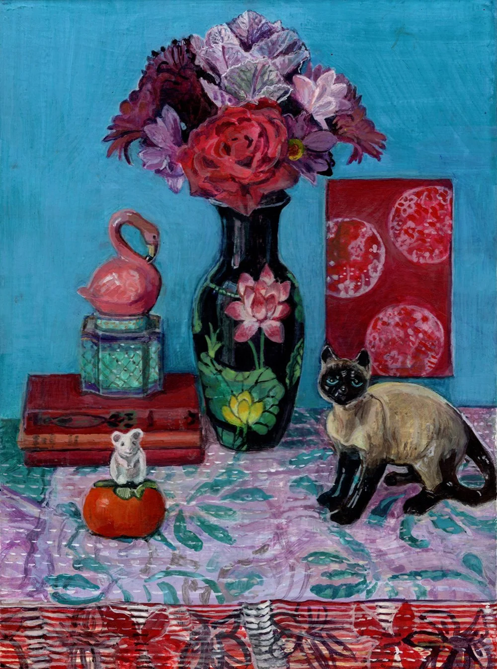 Look who visits when the Lotus Blooms 1MB .jpg