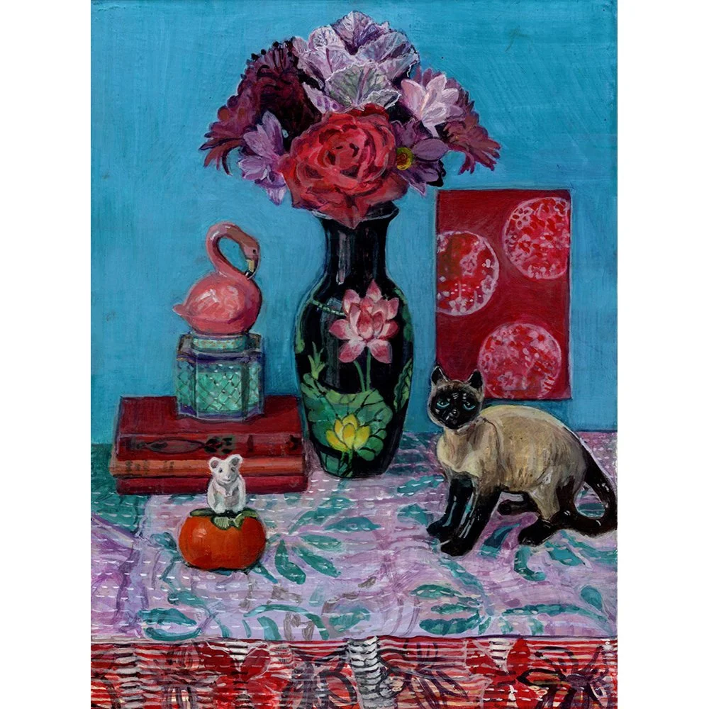 Look who visits when the Lotus Blooms sq.jpg