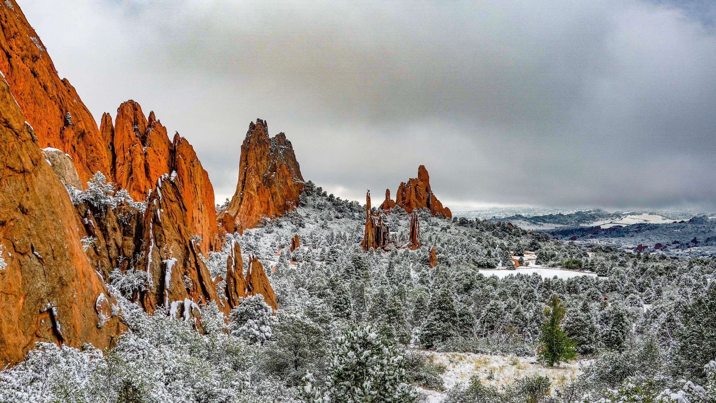 Garden Of The Gods In Winter