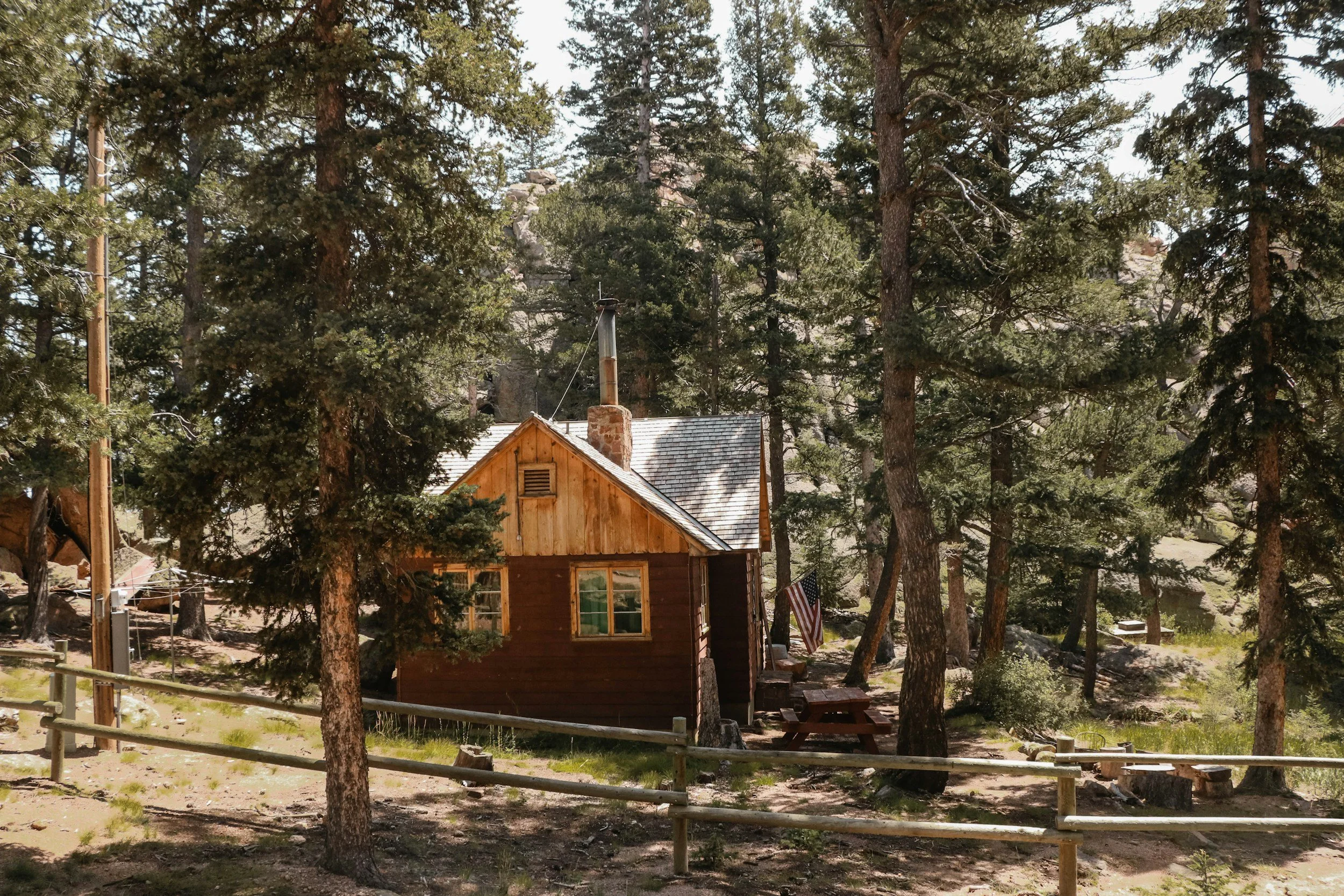 home in woods