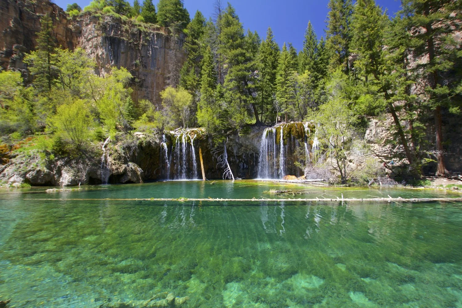 Hanging Lake in summer