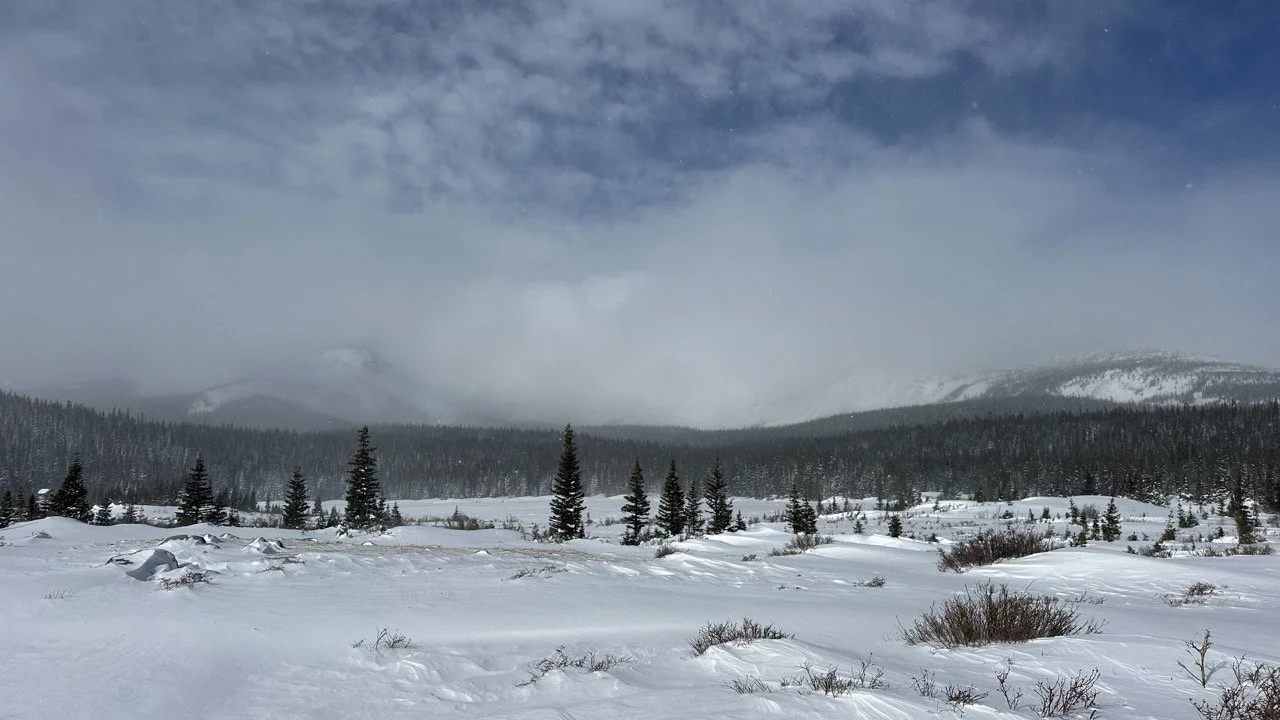 brainard lake snowshoe