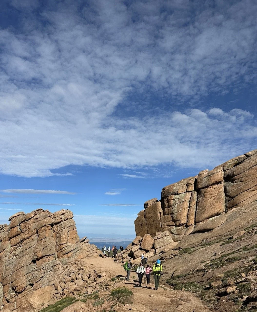 entering devils playground on crags trail