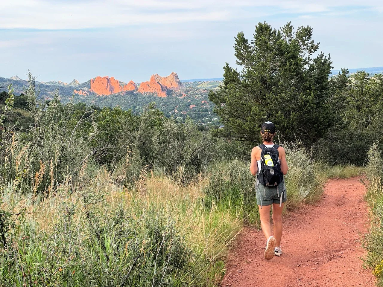 red rock canyon hiking