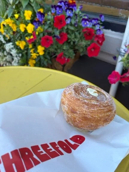 pastry with flowers in breckenridge colorado