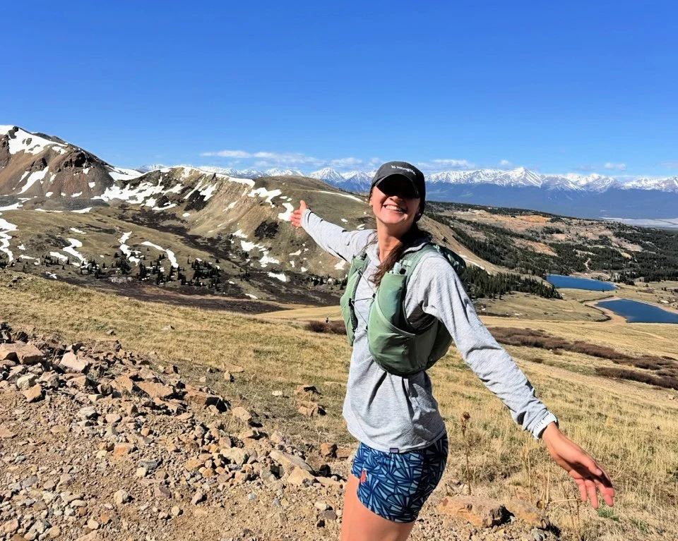 woman running leadville marathon
