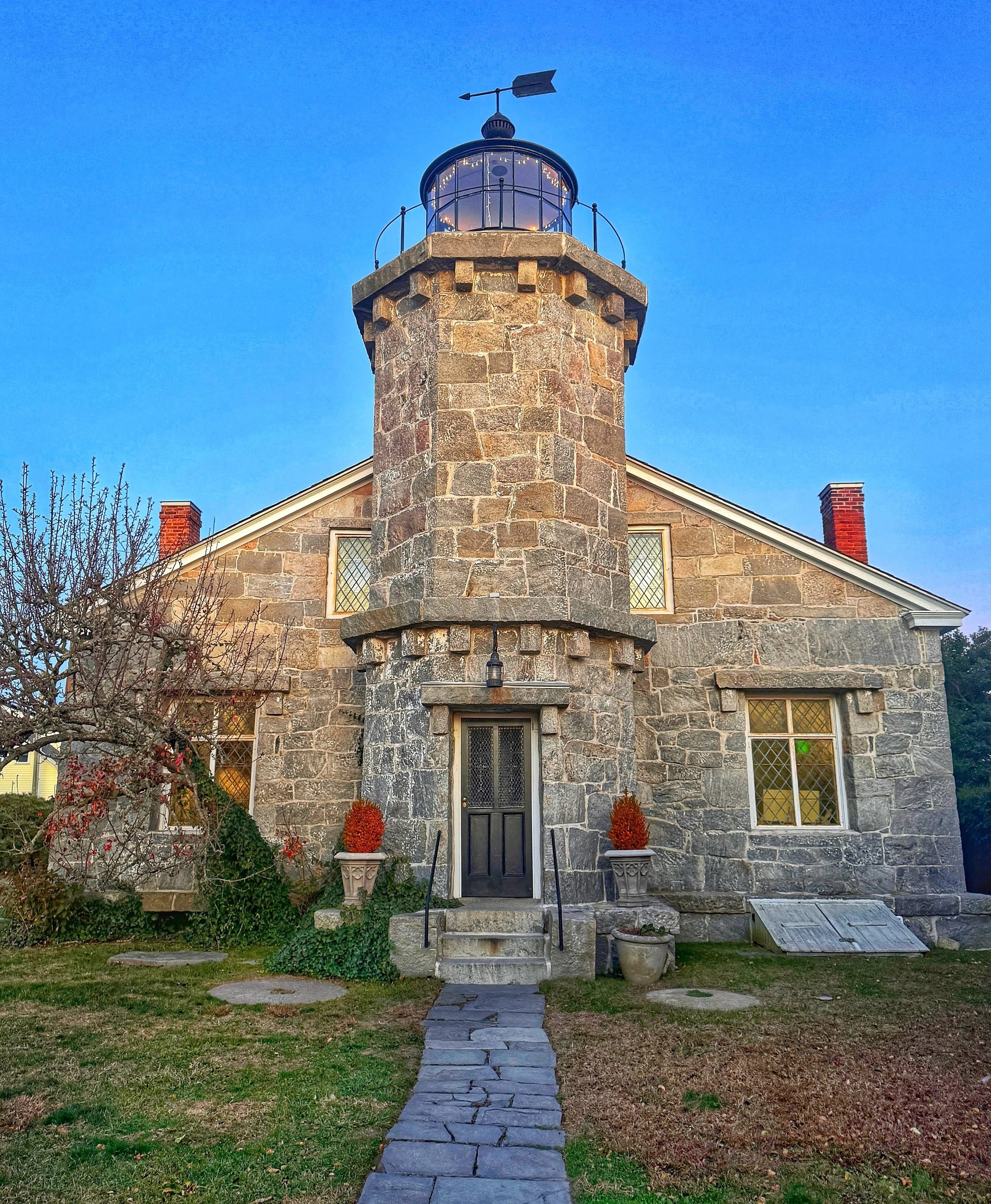 Stonington Harbor Light in Stonington, Connecticut