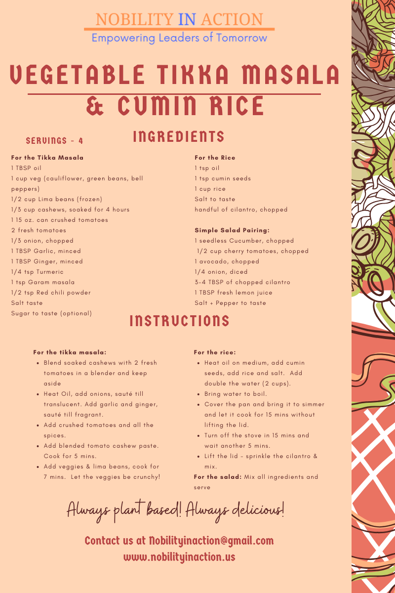 Vegan Tikka Masala & Cumin Rice