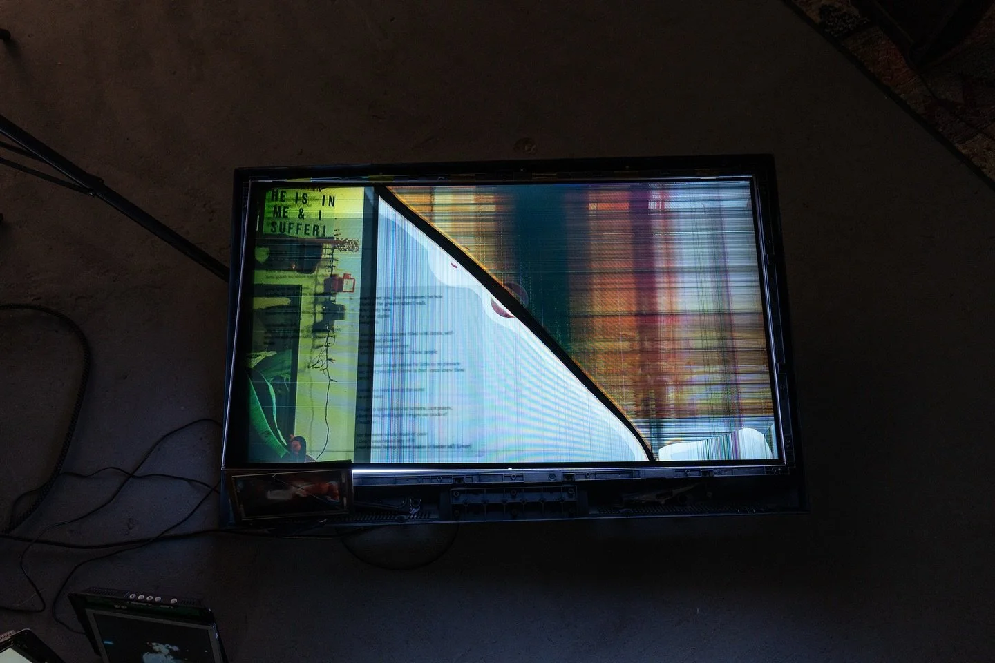 throwback to when some of my work was exhibited along side the other members of @iconic.chronic.band in @sometimes_space_ypsi 
more new media work and music to come soon, gonna post the videos of the small framed pieces in due time!
each dye-sub me