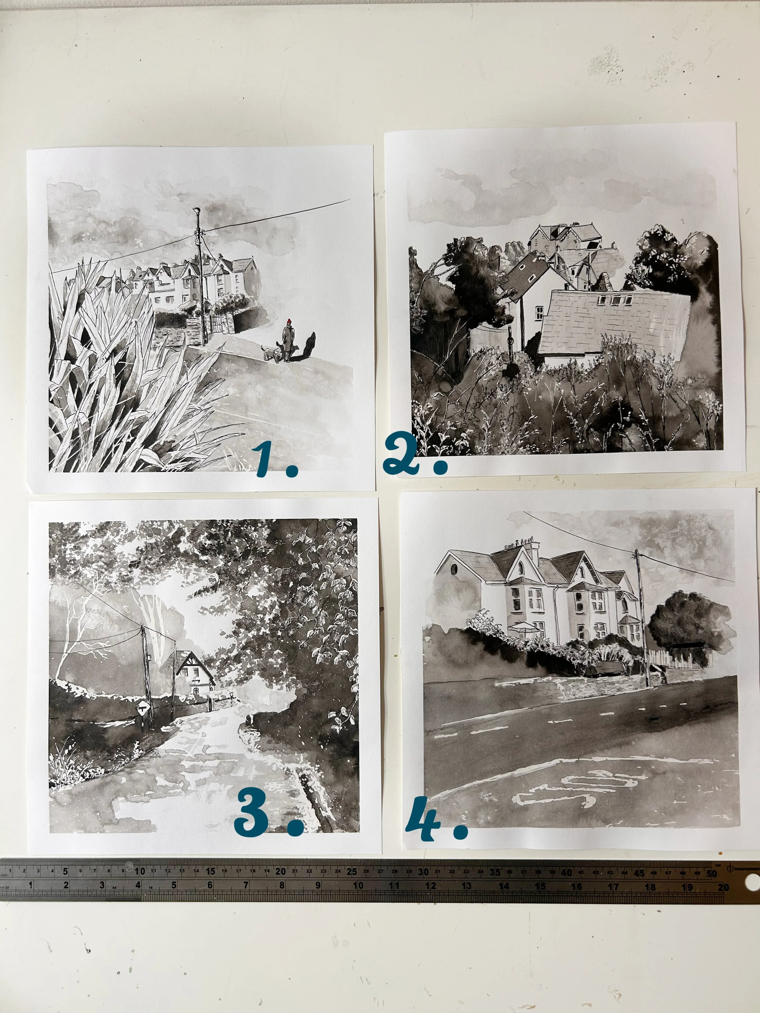 Medium Square Paintings