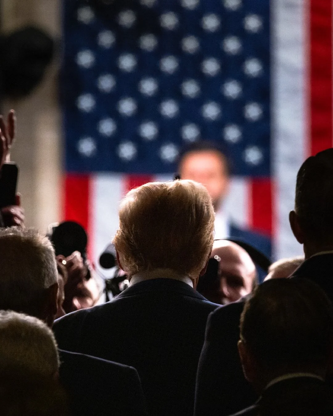 Scenes from President Trump&rsquo;s joint address to Congress on March 4, 2025. (Joshua Sukoff/@medilldc)
&bull;
&bull;
&bull;
#photojournalism #politics #congress