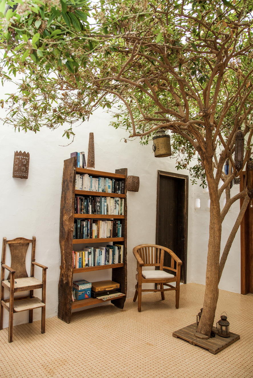 Casa Dominique The patio with the Jasmine