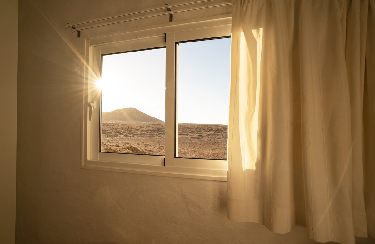 Ventana del dormitorio 1 de la Casa Lava