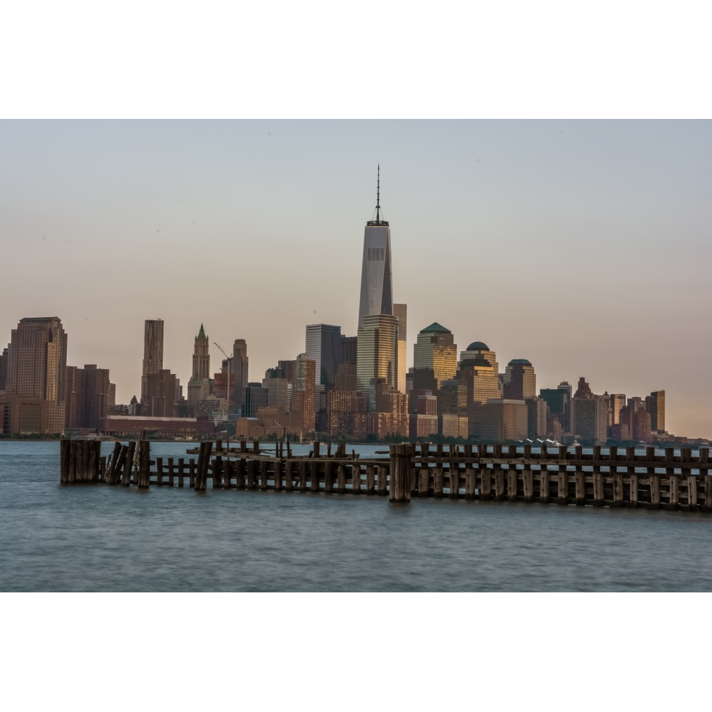 manhattan skyline poster