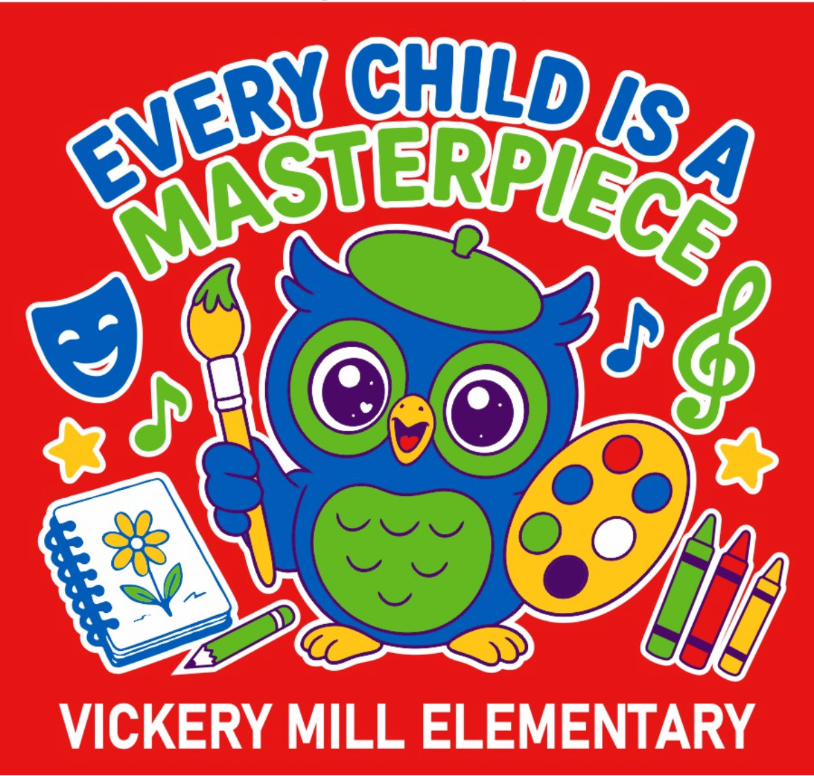 Youth Red "Every Child is a Masterpiece" shirt