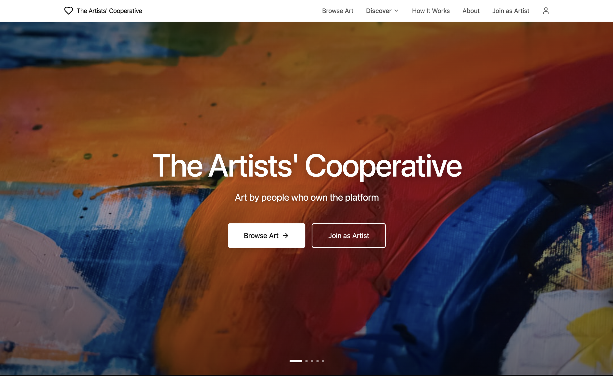 UX Strategy & Platform Design: The Artists' Cooperative