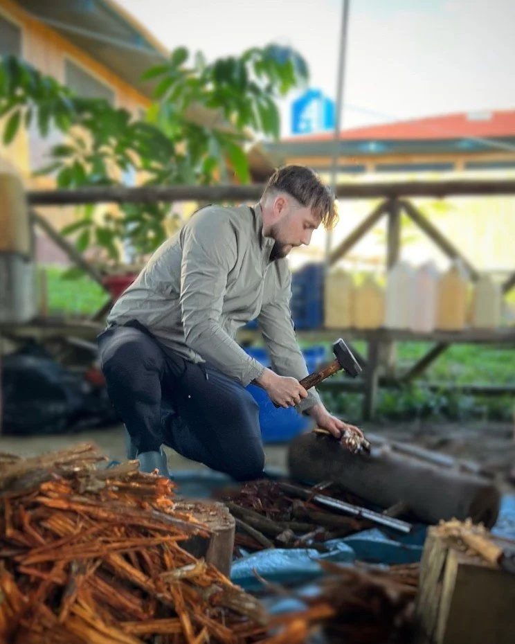 retreat guest pounds ayahuasca at casa-review.JPG