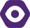 A purple geometric shape resembling a stylized arrow or chevron on a dark background.