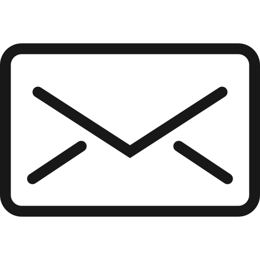 Icon of an envelope, representing email or message.
