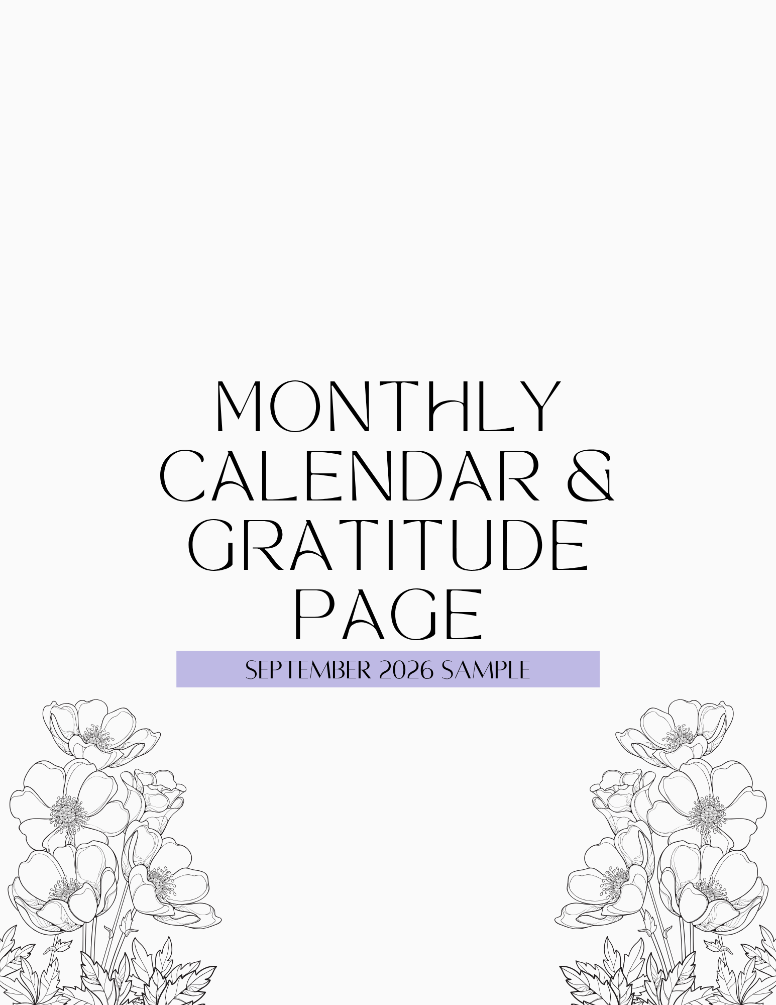 September Moon Calendar