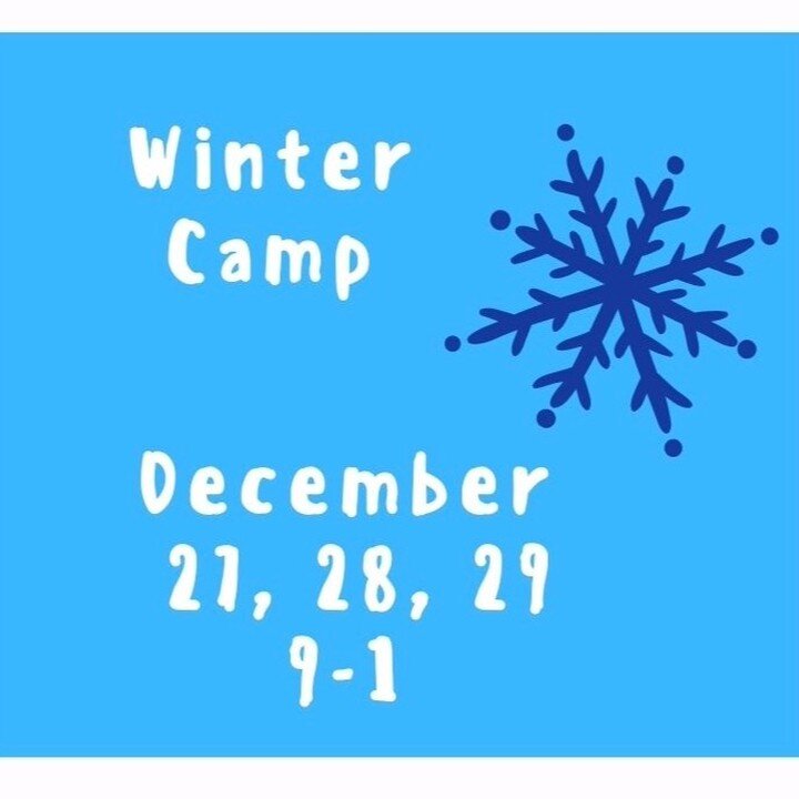 Join us for Winter camp! Limited space available. Register today...kiersonfarm@me.com