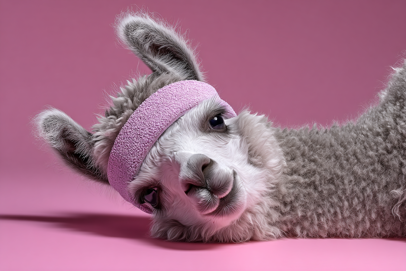 doubleoroos_Flat_lay_photography_a_cute_baby_llama_laying_on__6a03b264-79c6-4b9b-8b04-936e7c6dd854_0.png