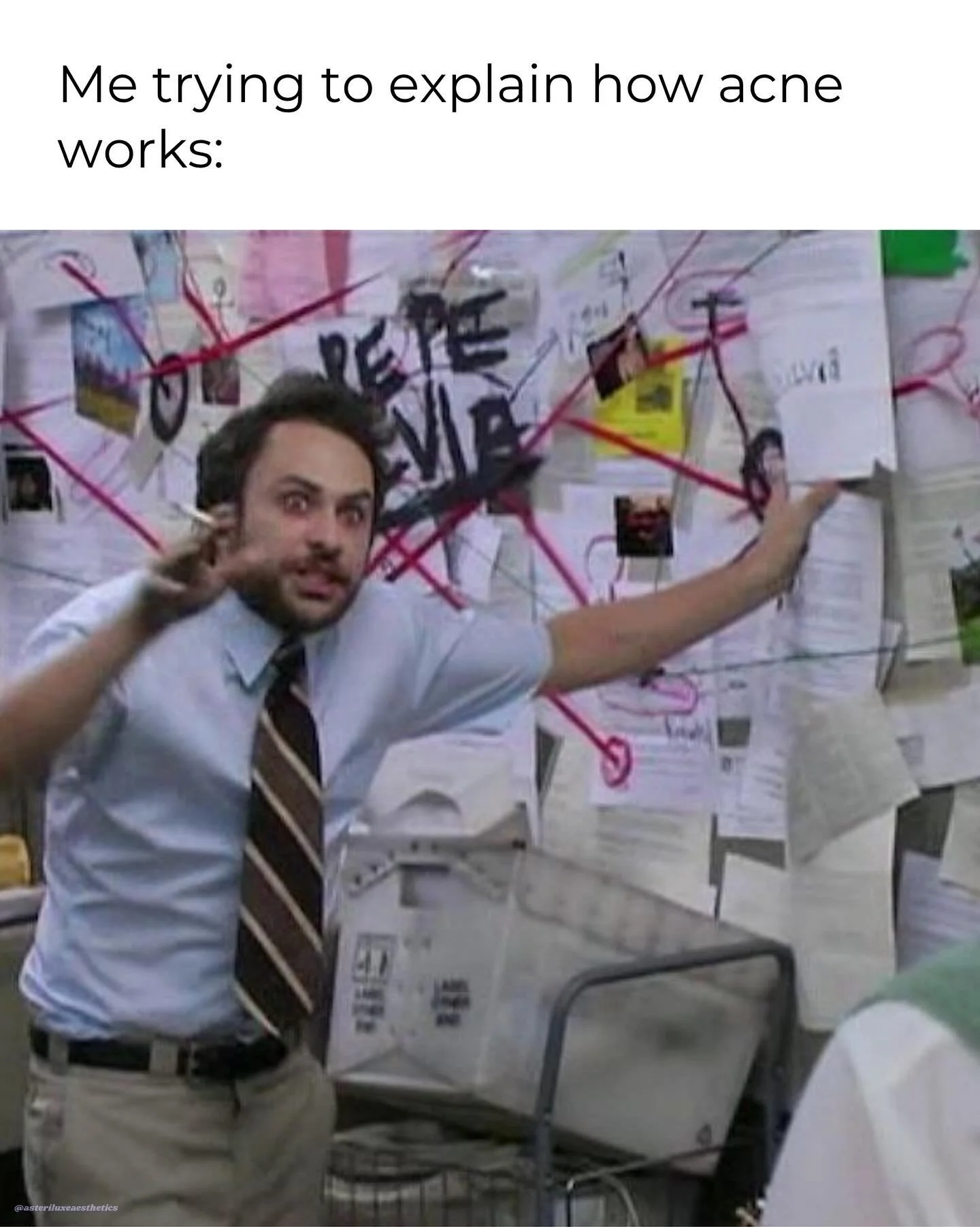 When you have to condense all the knowledge you have learned for the past 7+ years about acne so that your clients understand 😂

This is why when you work with me, I give you my Ultimate Guide on How to Clear Acne! It is 18 pages long filled with ev