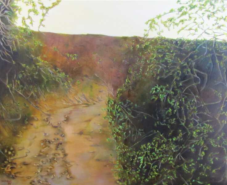 The Path, oil on canvas, 90x100 cm, 2010.jpg