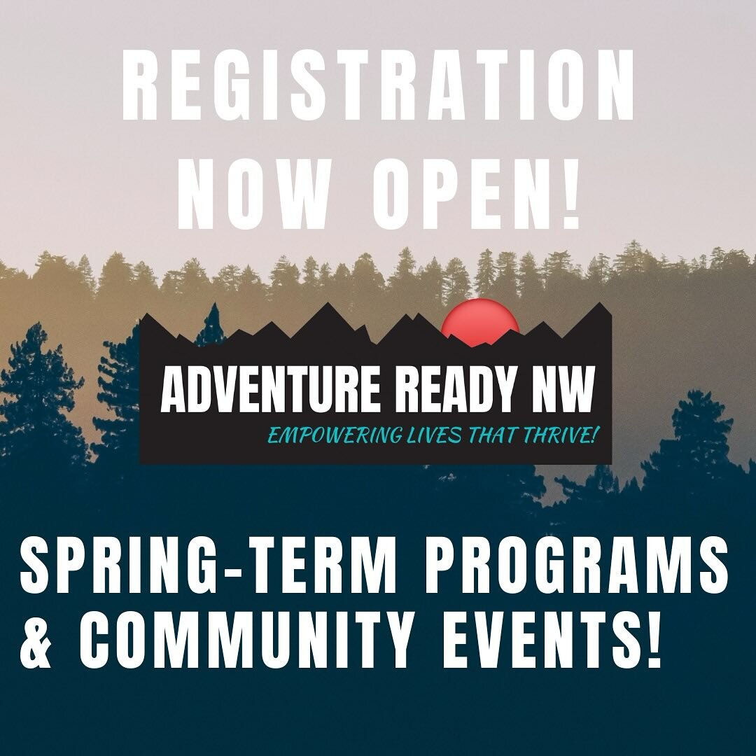 Today our next 8-week Spring Term AND some great Community Events are now LIVE on our website! Check the link in the bio for more information! Looking forward to getting back out there with you all!  Spring term begins the week of April 8th!