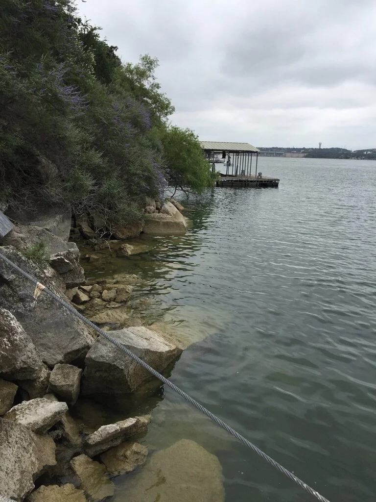 Looking towards Marshall Ford Dam