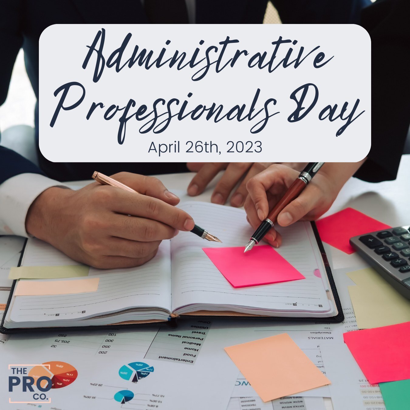 It's April 26th, which means... it's Administrative Professionals Day (aka our day)! 😄

A virtual assistant can handle everything from filing, office and digital organization, marketing, calendar and inbox management , project management, bookkeepin