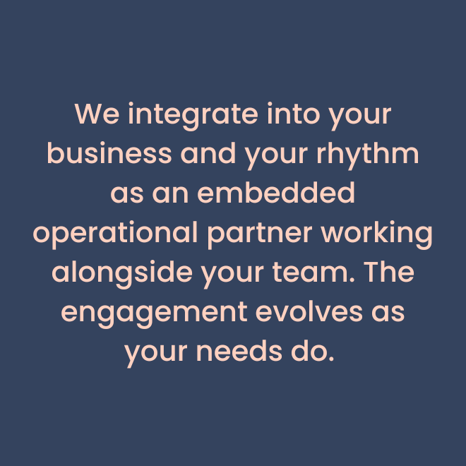 Step 3: Embedded Partnership