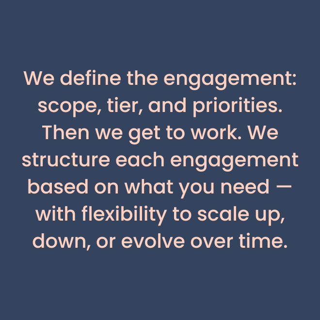 Step 2: Scoping & Kickoff