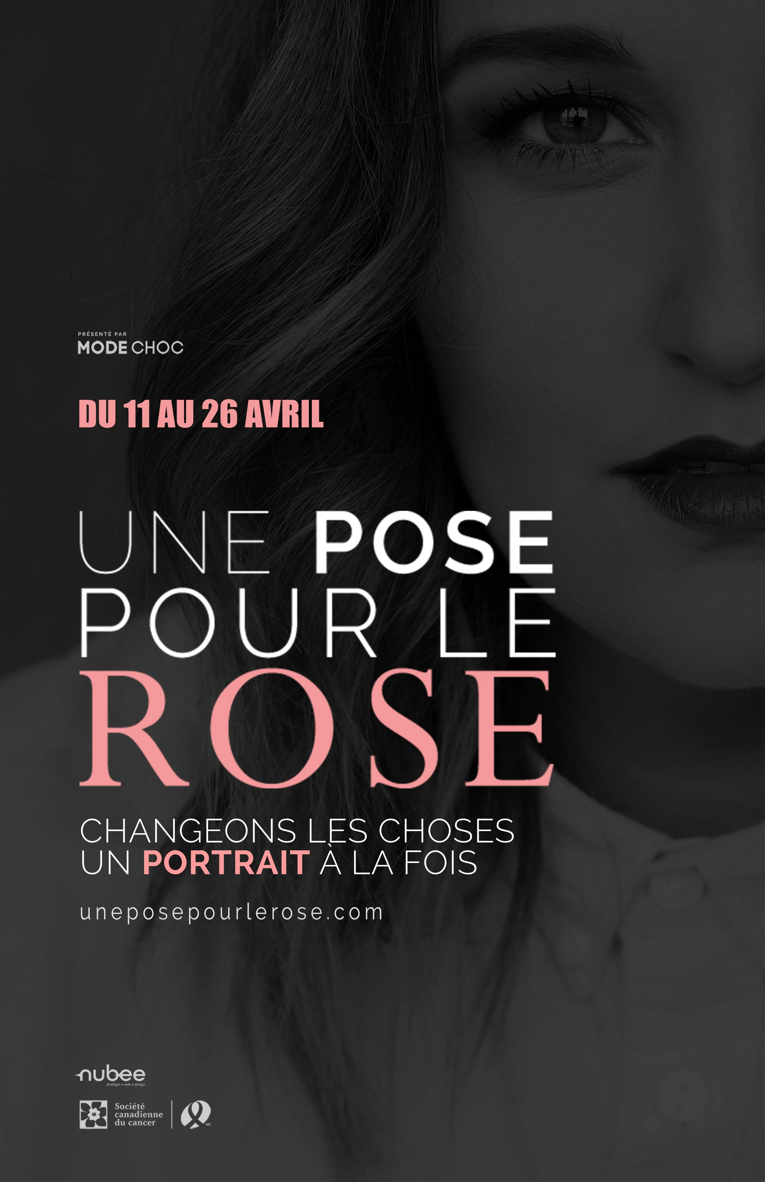 Une pose pour le rose 2026 à Shawinigan