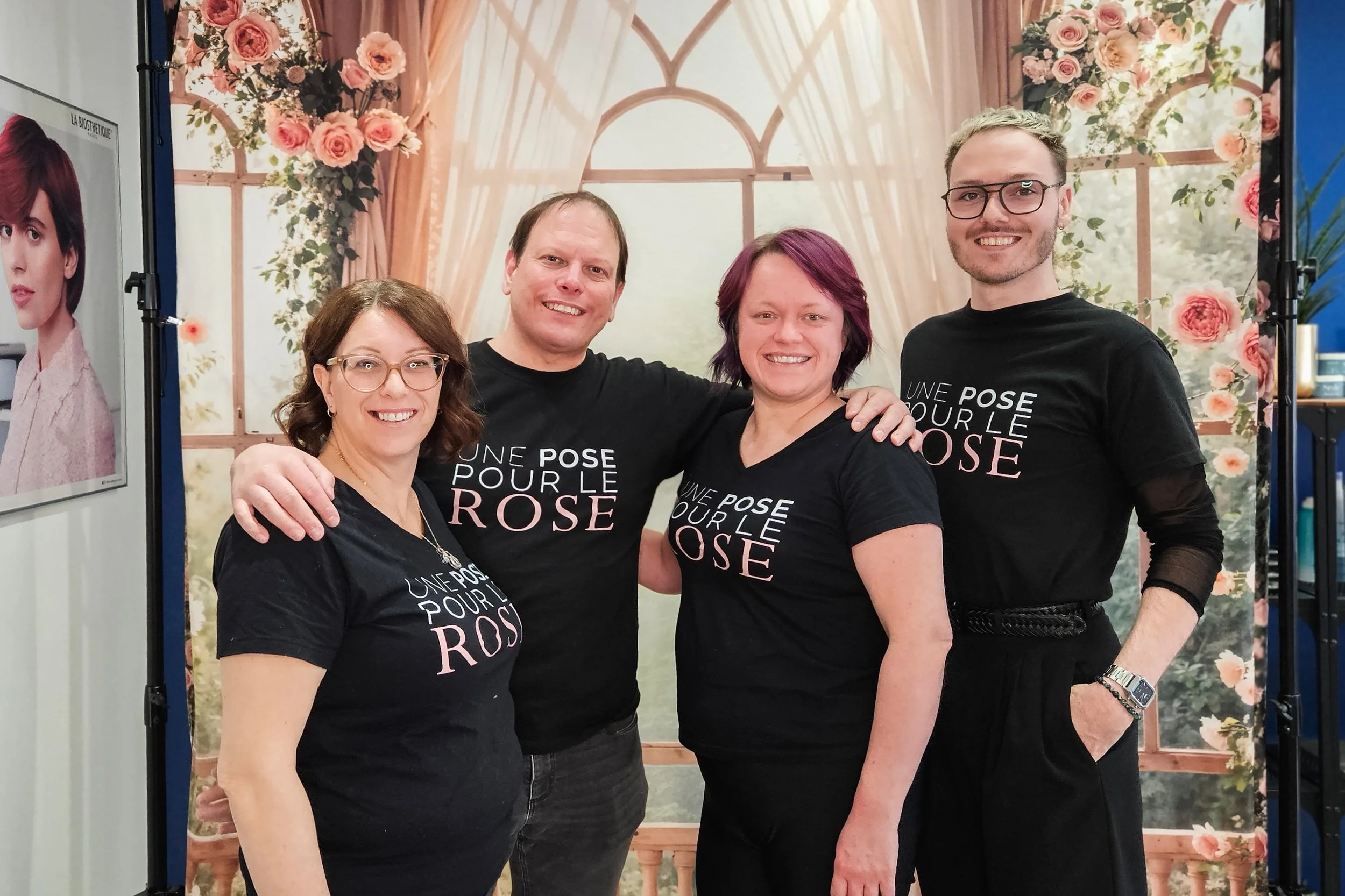 Une pose pour le rose 2026 à Shawinigan