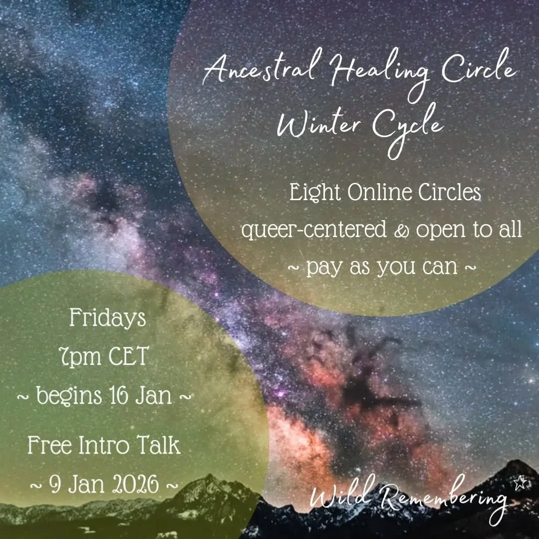 Each of our bones hums with ancient songs, sung by the voices of those who came before us. For better and for worse, we ourselves come into this life carrying the blessings and burdens of the many generations who brought us here.

Autumn and winter h