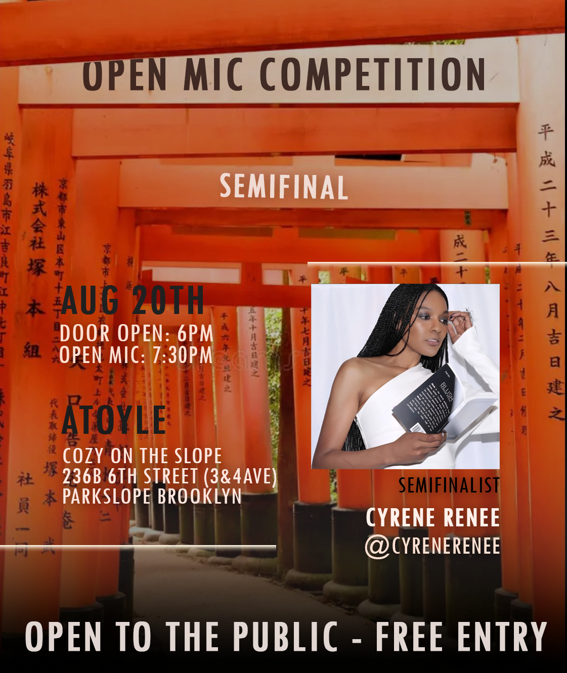OPEN MIC COMPETITION