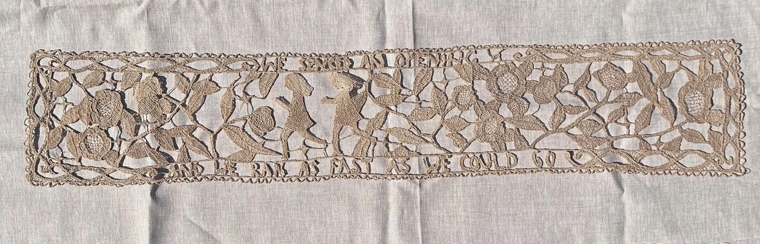 Handmade lace (needle lace)