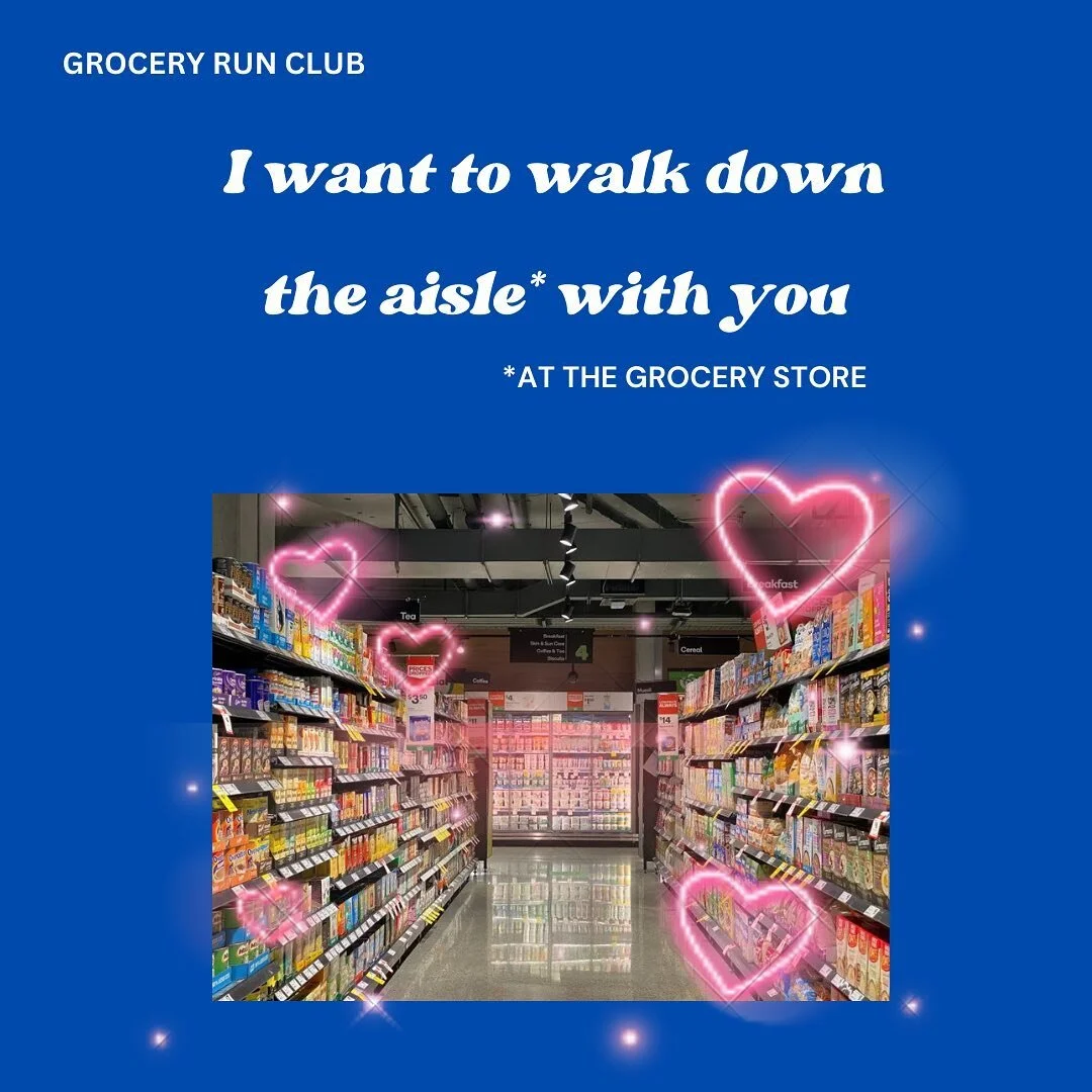 Happy Valentine&rsquo;s Day! 🛒💙 Send these to someone you love as much as your favorite grocery store 😉
